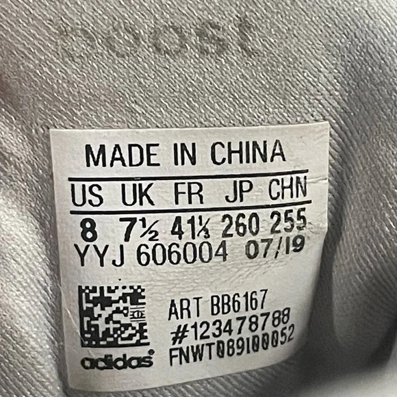 adidas Ultra Boost 4.0 Grey Three BB6167 size 8 - Picture 13 of 14
